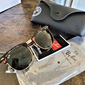 Ray-Ban Unisex RB3016 51" Authentic New Clubmaster Sunglasses